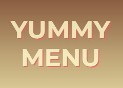 Image of Yummy restaurant menu